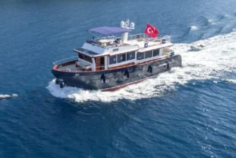 daphne 11 trawler- 4 kabinen - fethiye hafen